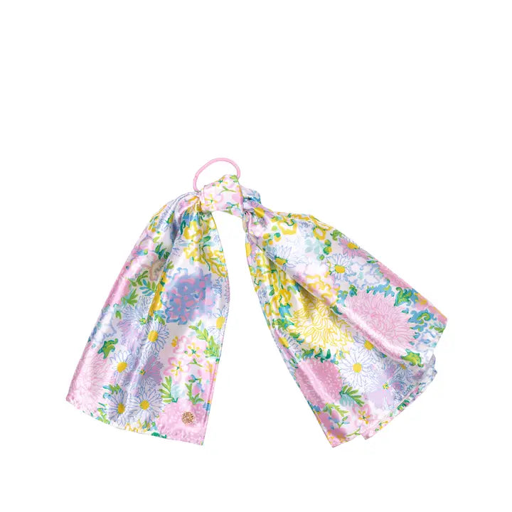 Lifeguard Press Bandana Scarf, Lilly Garden Home Floral bandana scarf with colorful pattern