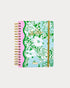 Lilly Pulitzer 2026-2027 17 Month Large Agenda Mint Condition Burst Of Joy color with floral design