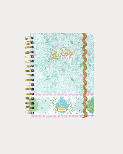 Lilly Pulitzer 2026-2027 17 Month Large Agenda in the color Mint Condition Fantastical