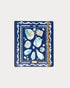 Navy blue Lilly Pulitzer 2026-2027 17 Month Leatherette Agenda with white shell patterns in Resort White Shell Shine