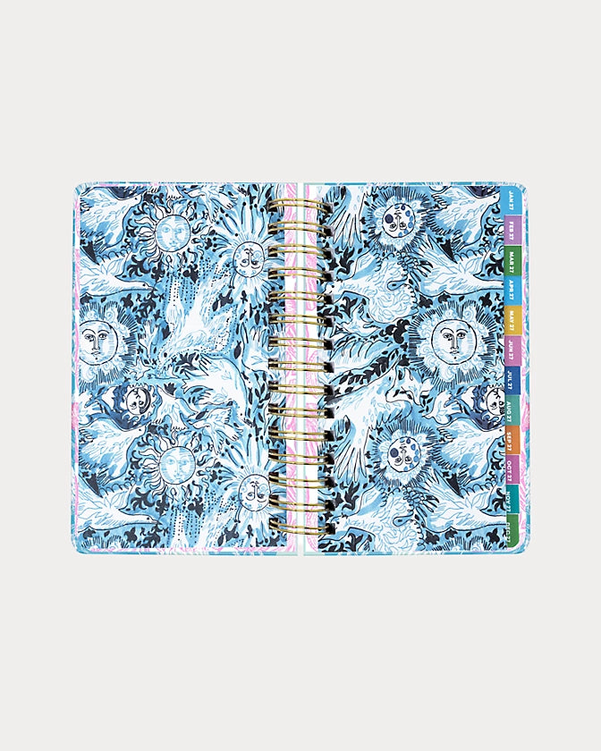 Lilly Pulitzer 2026-2027 17 Month Medium Agenda in Capri Blue Shelden
selected with jellyfish and shell design