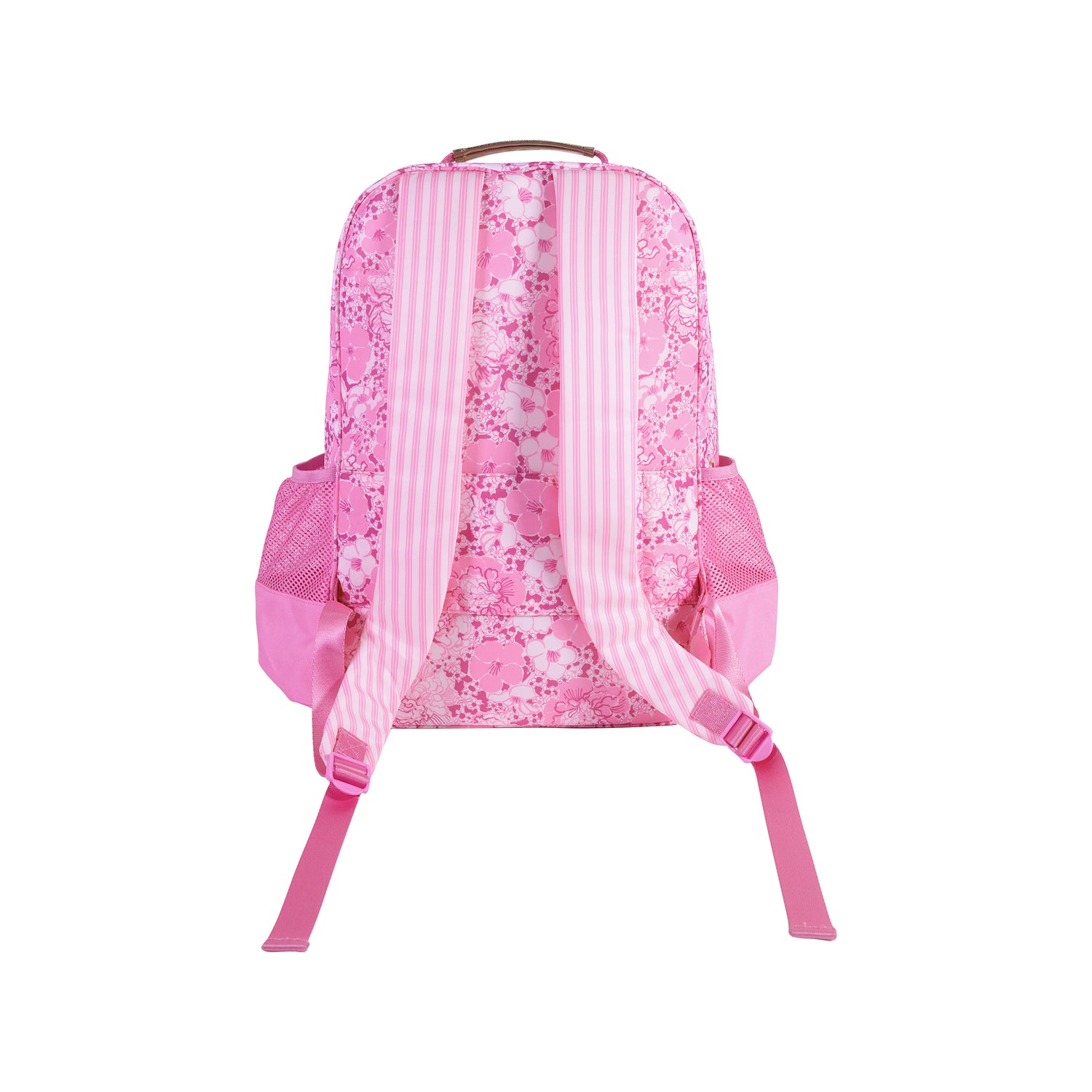 Lilly Pulitzer Backpack Conch Shell Pink  Pink floral patterned backpack