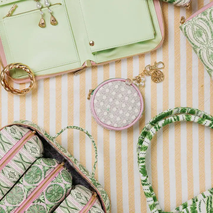 Lilly Pulitzer Coin Purse, Caning with Monkey