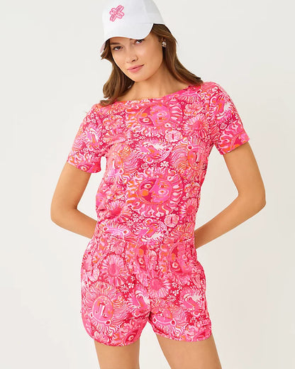 Lilly Pulitzer Key West Top in the color Paradise Punch Jims Stuff