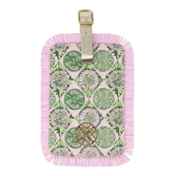 Lilly Pulitzer Luggage Tag, Tropical Tiles