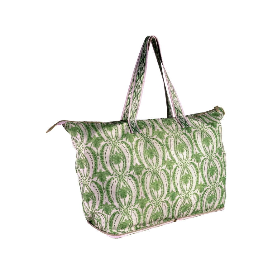 Lilly Pulitzer Packable Tote, Textured Palm Stripe