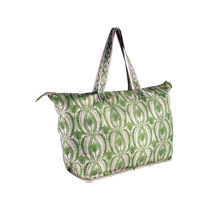 Lilly Pulitzer Packable Tote, Textured Palm Stripe