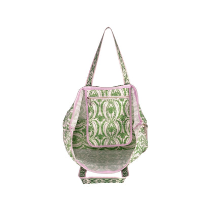 Lilly Pulitzer Packable Tote, Textured Palm Stripe