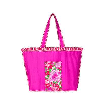 Lilly pulitzer Quilted Ruffle Tote, Maggies Bouquet