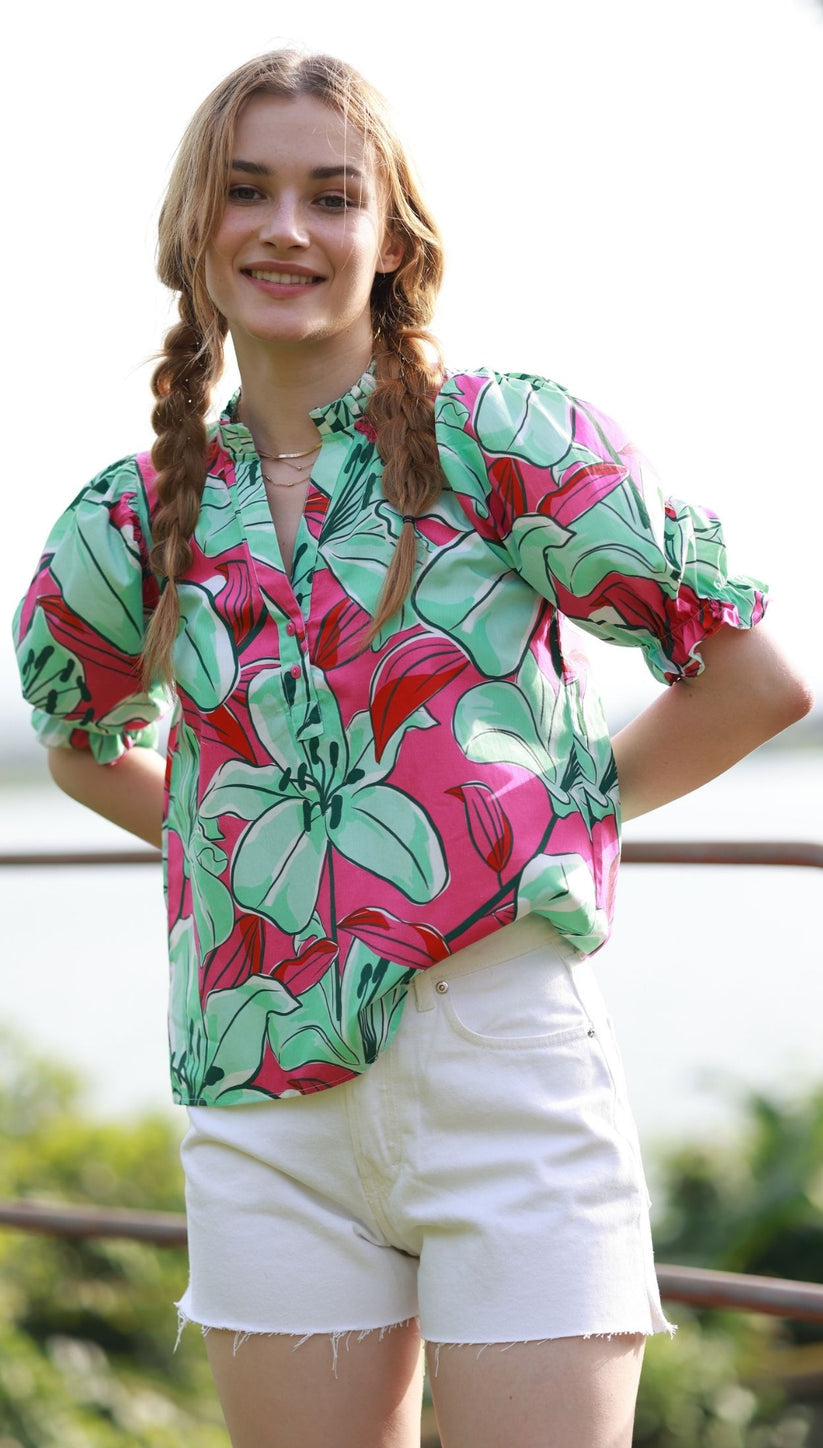 Maude | Amy Print Top