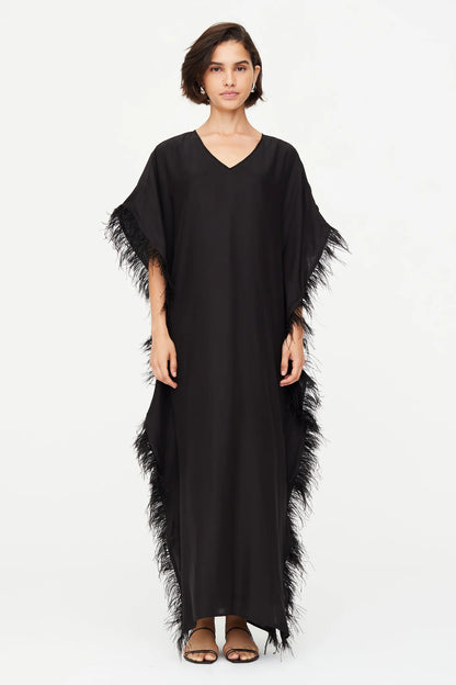Marie Oliver | Maura Feather Caftan
