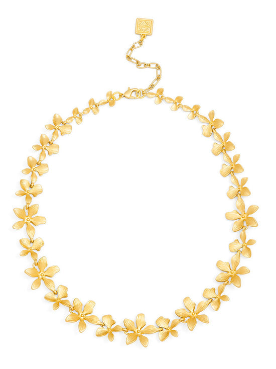 Graduated Flower Necklace