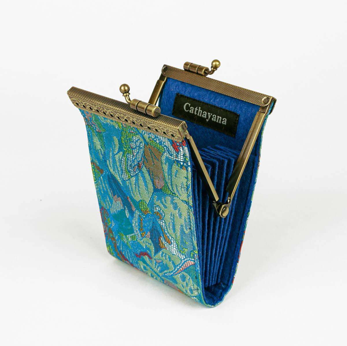 Floral Brocade Card Holder