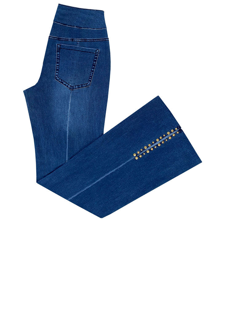 Ethyl | Flattering Bell Pant - Tidal