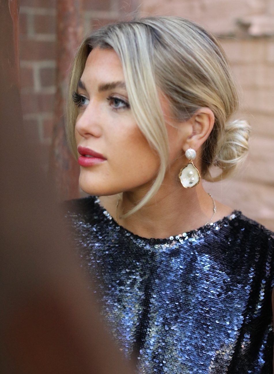 The Pink Reef | Oyster Earrings