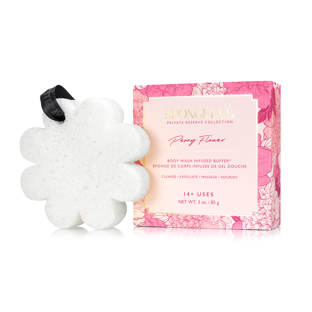 Spongelle | Boxed Flower Built-In Body Wash + Buffer Private Collection