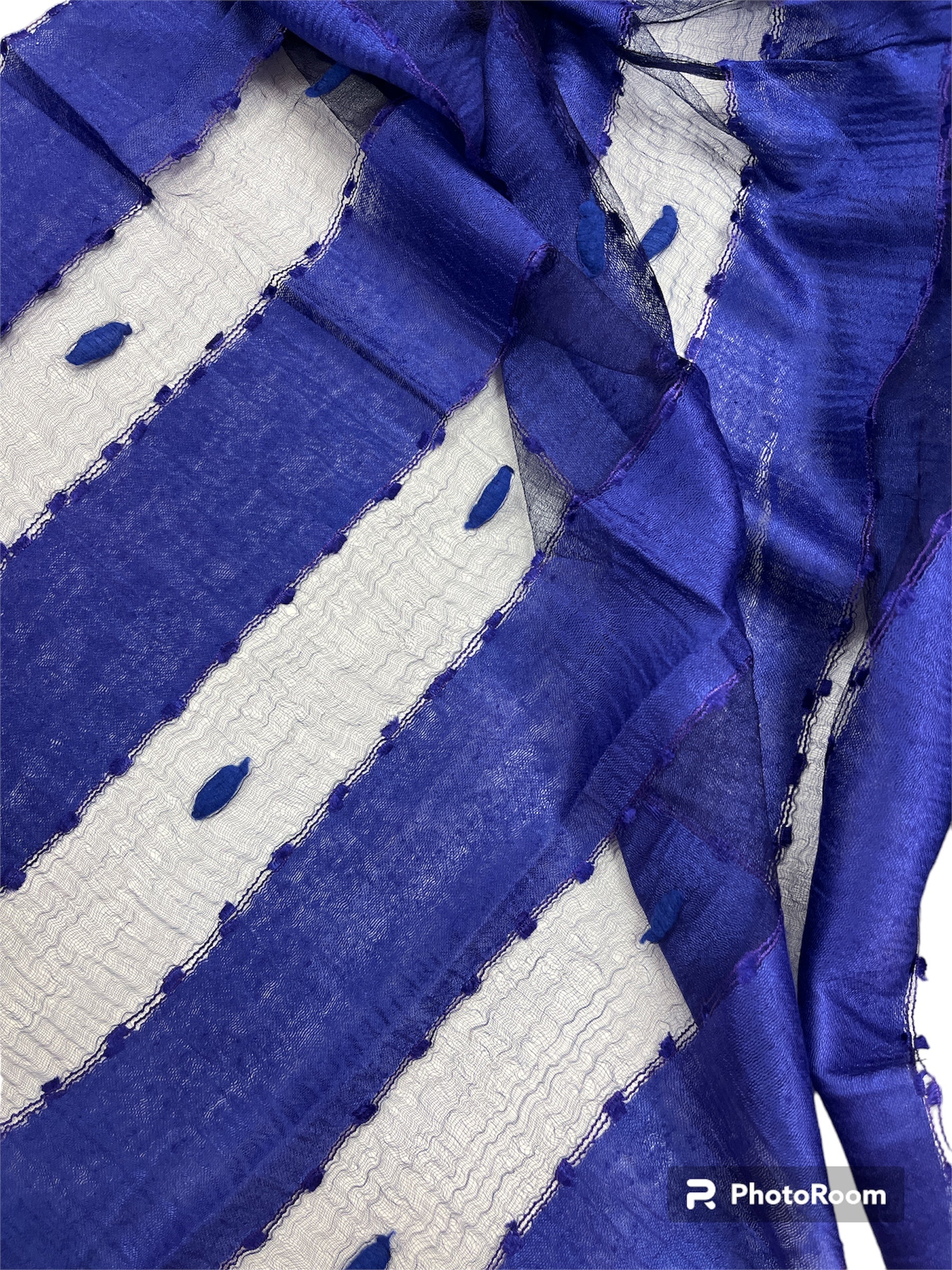 Blue Pacific | Handwoven Poncho