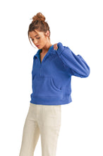 Load image into Gallery viewer, Cloister Collection | Dove Funnel Neck Half Zip
