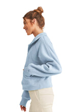 Load image into Gallery viewer, Cloister Collection | Dove Funnel Neck Half Zip
