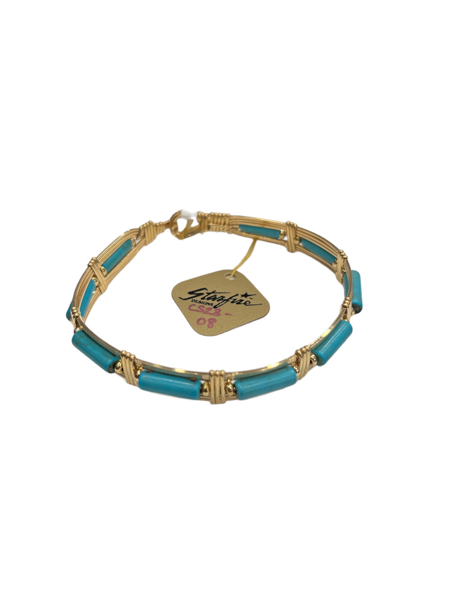 Starfire | Turquoise Tube Bracelet