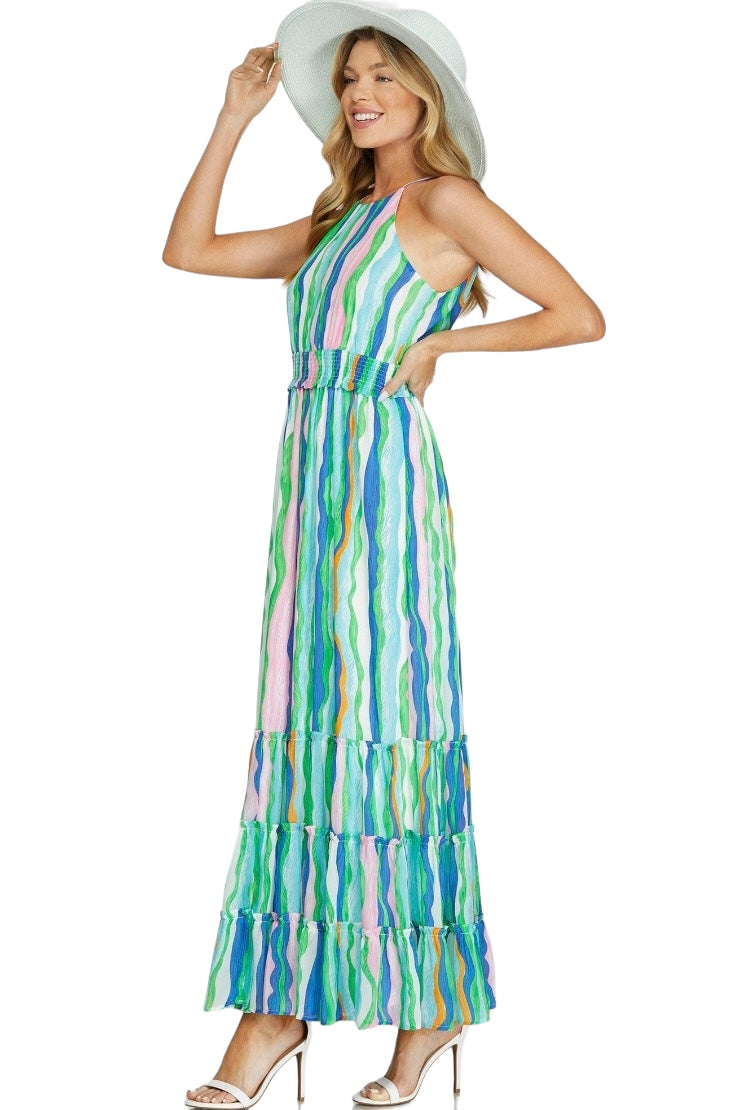 Cloister Collection | Stripe Maxi Dress