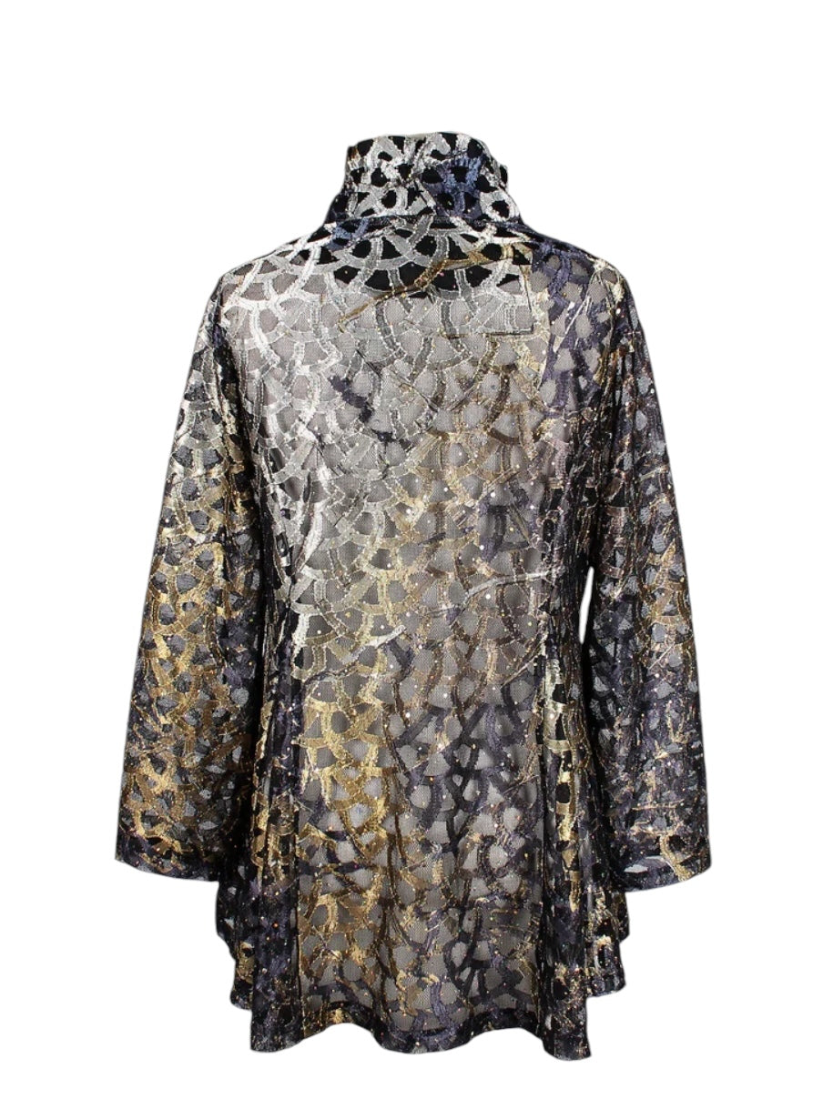 Damee | Gold Lace Jacket