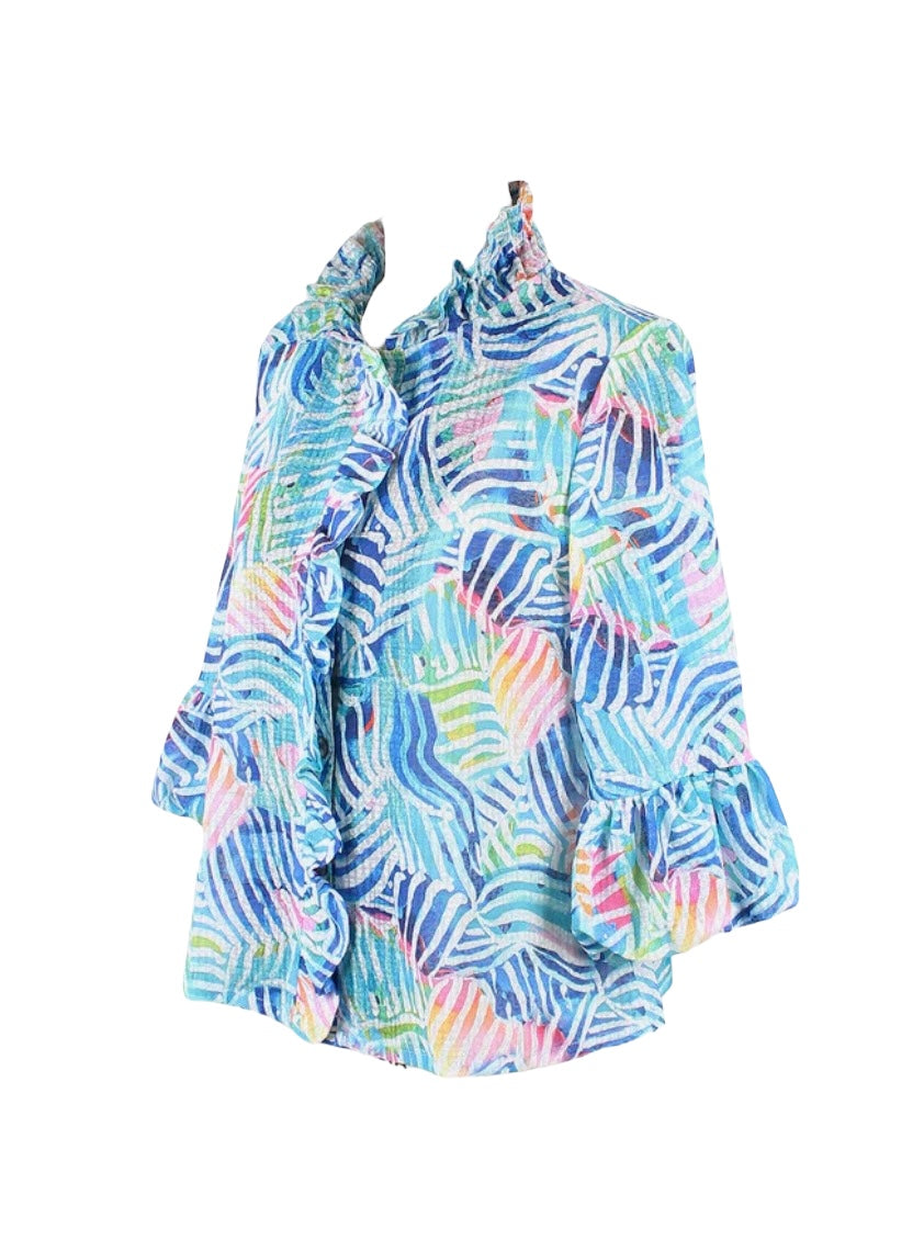 Damee | Multi Organza Jacket