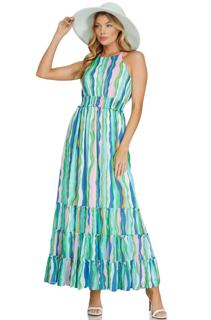 Cloister Collection | Stripe Maxi Dress