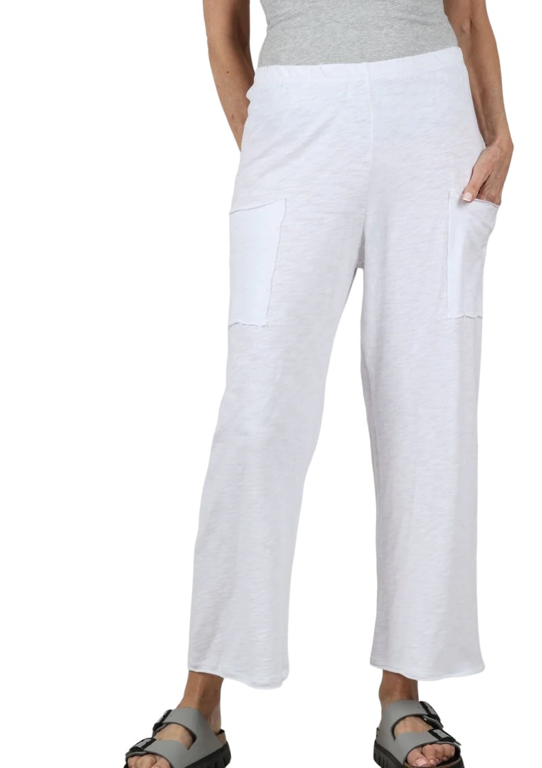 Escape By Hab | Cotton Slub Pocket Flood Pant