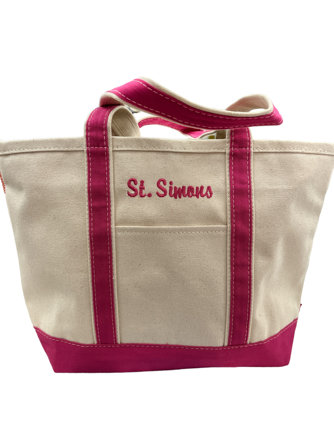 Cb Station | Medium Embroidered Tote Pink