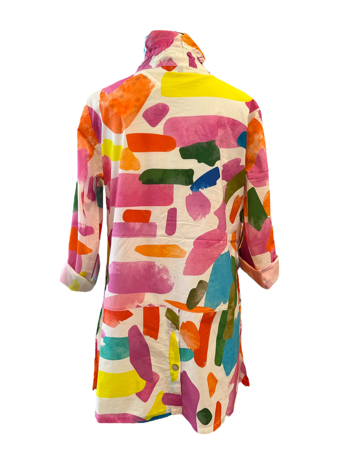 Too Fan | Vibrant Abstract Top