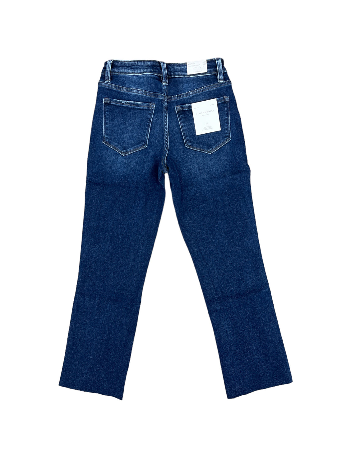 Flying Monkey | Mid Rise Cropped Straight Jean