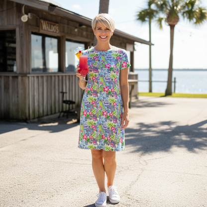 Hyannis Tee Shirt Dress in Florida&