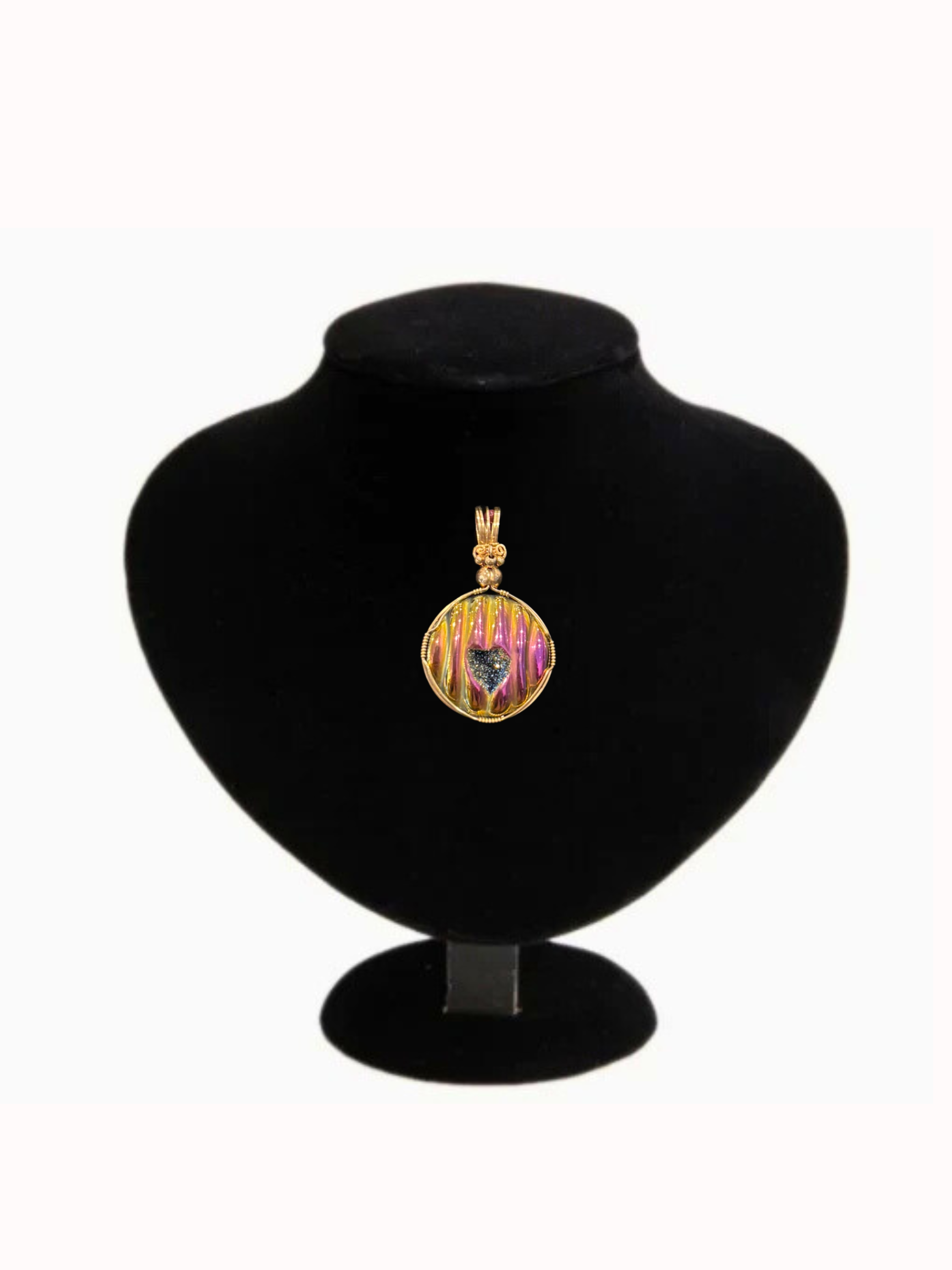 Starfire | Rainbow Druzy Pendant