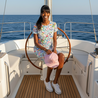 Hyannis Tee Shirt Dress in Watersporting