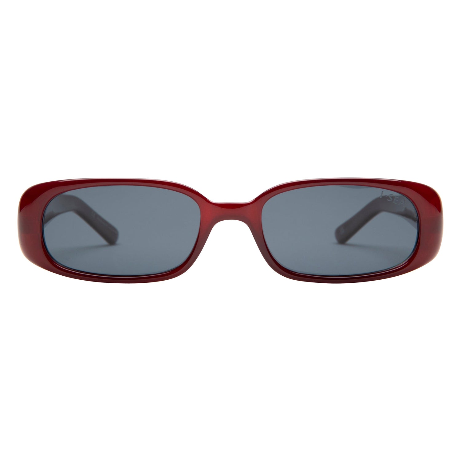 Savoy Polarized Sunglasses - Oxblood/Smoke