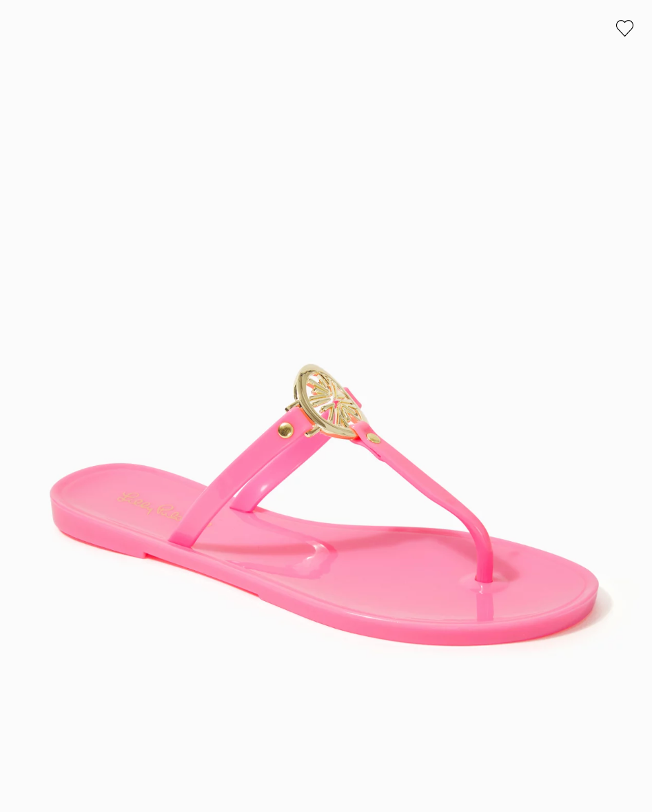 Lilly pulitzer sales sandals on sale
