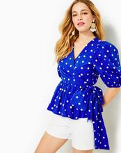Load image into Gallery viewer, Lilly Pulitzer | Kara Cotton Wrap Top
