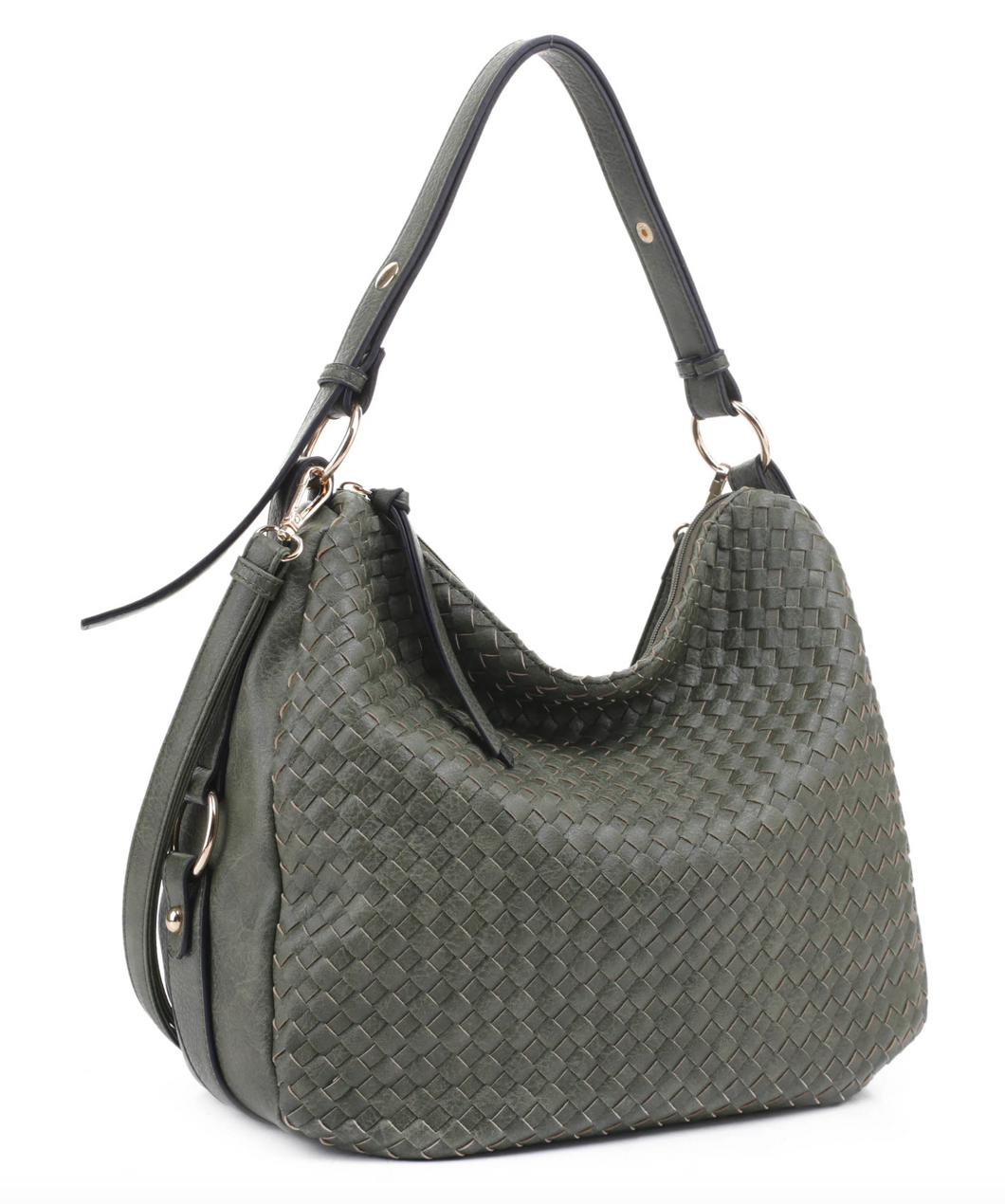 Cloister Collection | Woven Shoulder Hobo Bag