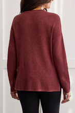 Load image into Gallery viewer, Tribal | Long Sleeve V-neck Sweater with Slits
