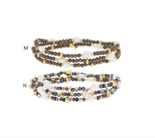 Load image into Gallery viewer, Marlyn Schiff | Crystal Beaded Wrap Bracelet
