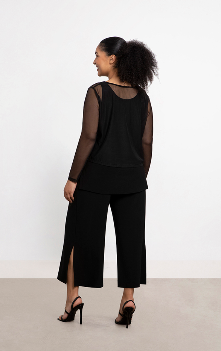 Sympli | Mesh Go to Cropped T Ls