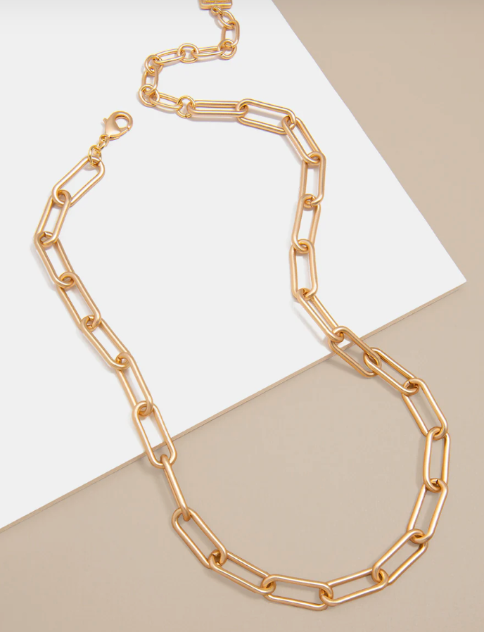 Zenzii | Chain Necklace Matte Gold
