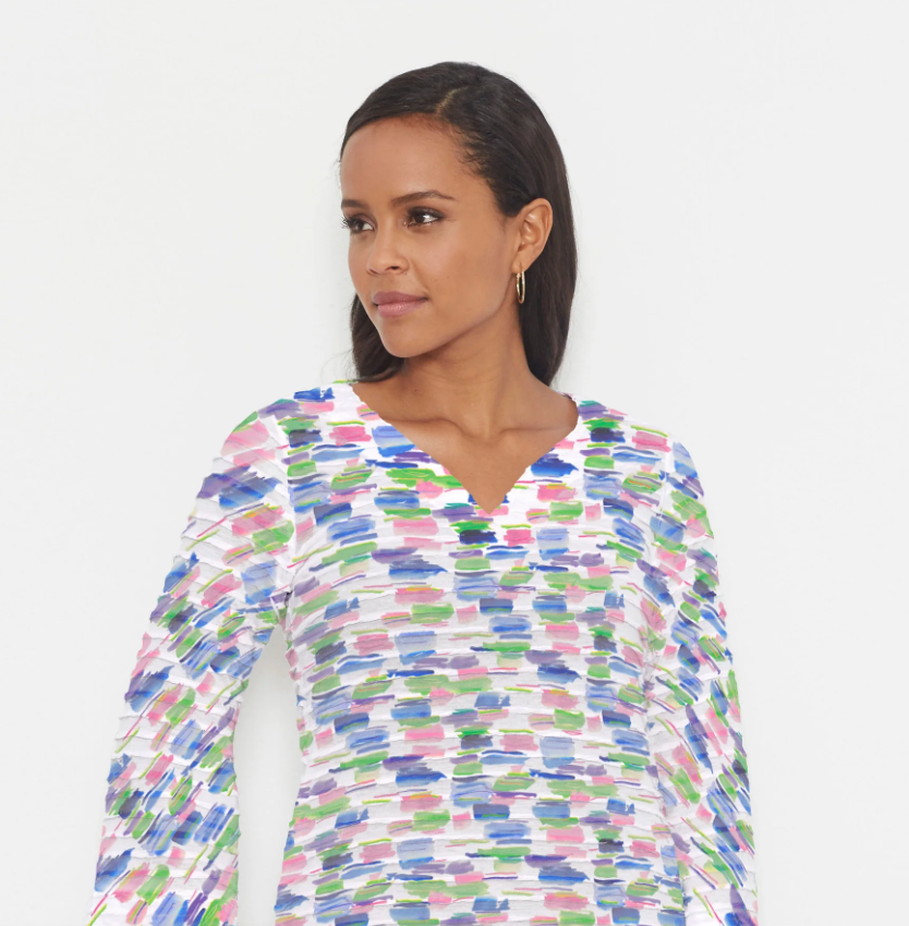 Whimsy Rose | Pops of Bliss Print Top