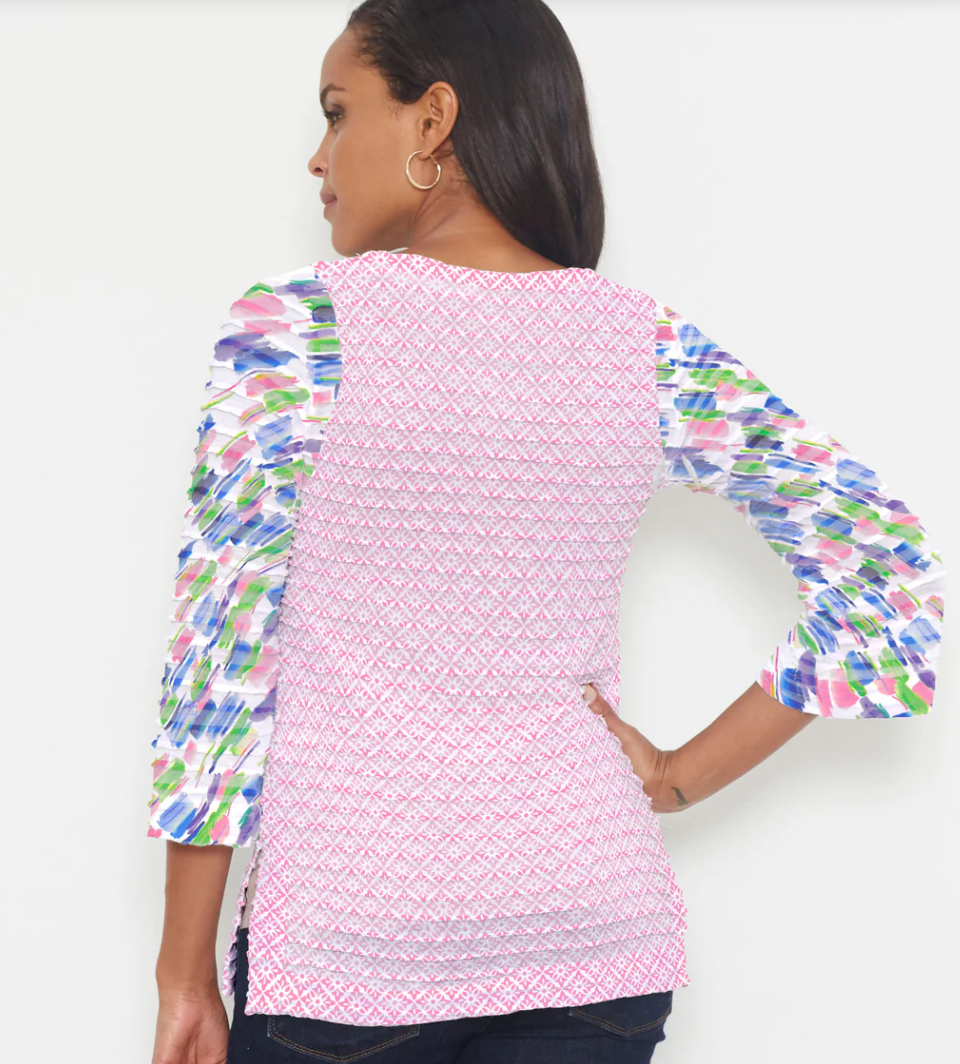 Whimsy Rose | Pops of Bliss Print Top