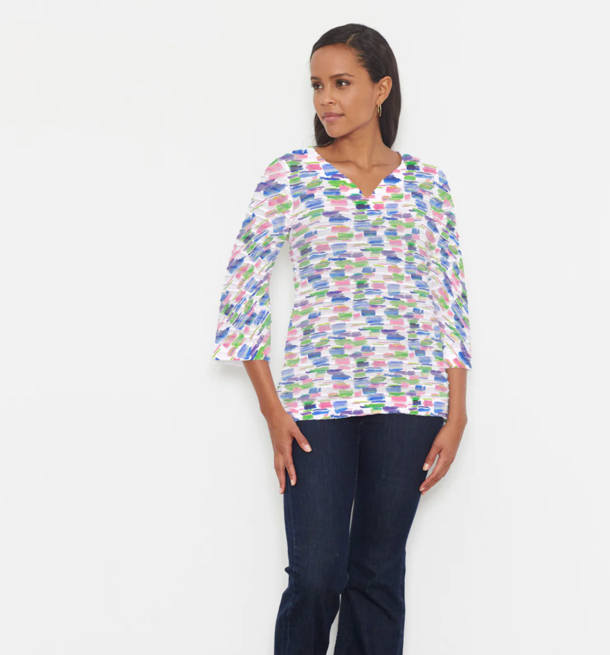 Whimsy Rose | Pops of Bliss Print Top