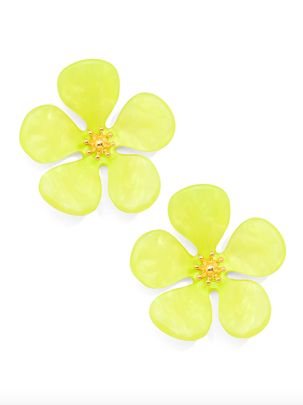 Zenzii | Flower Stud- Lime