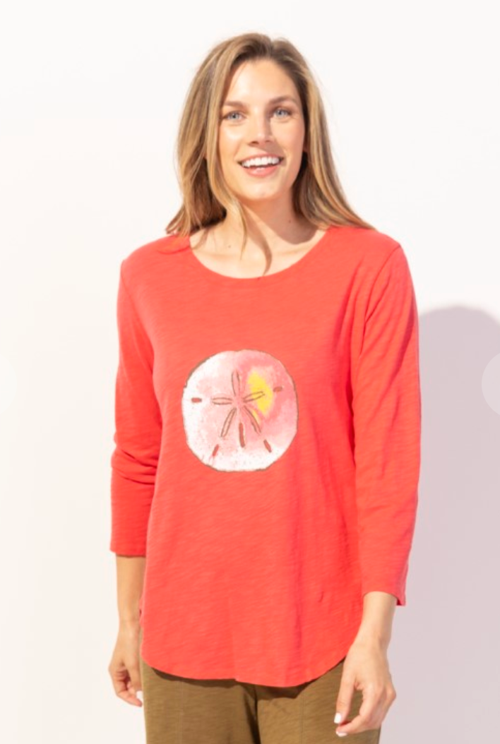 Habitat | Sandollar High-Low Tee - Maui