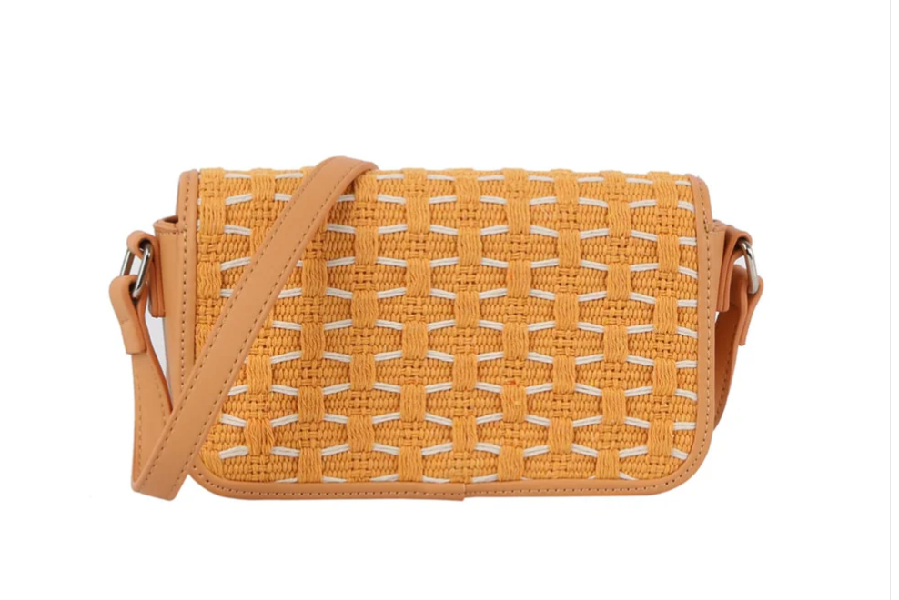 Cloister Collection | Honeycomb Woven Crossbody