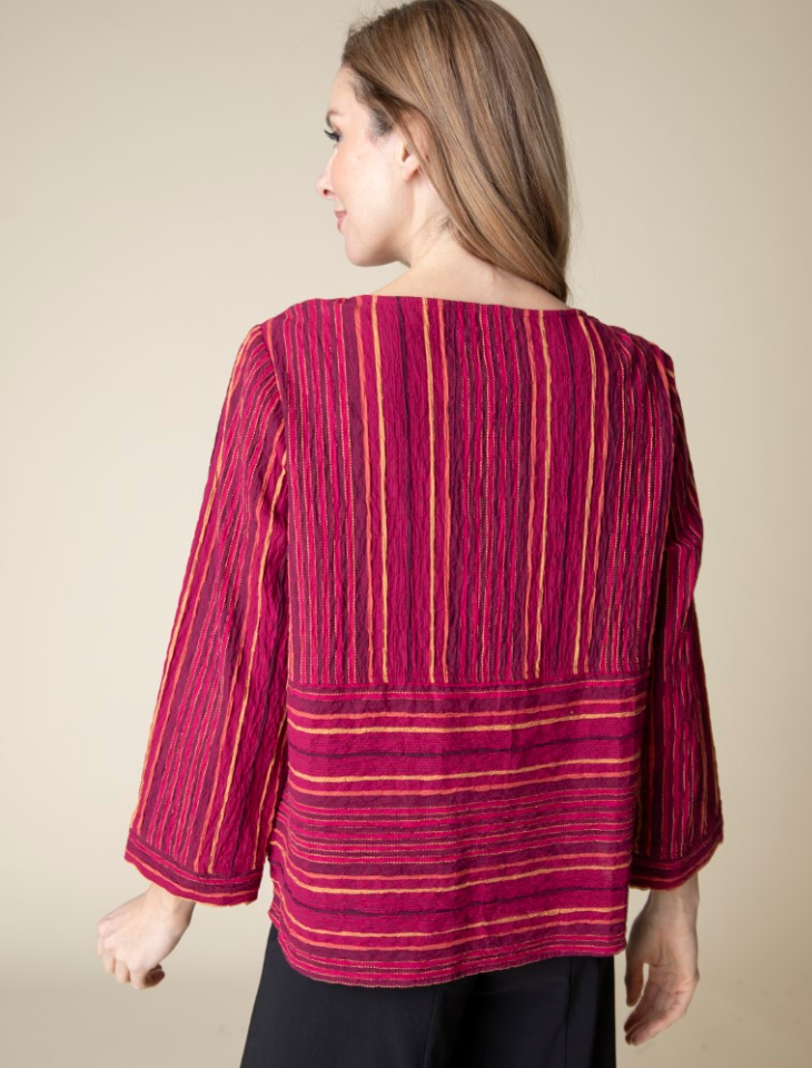 Habitat | Change Your Stripes Pocket Pullover Top